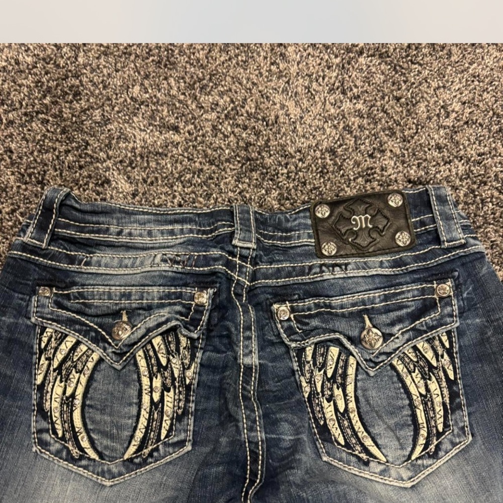 Miss Me Women's Blue Embellished Jeans